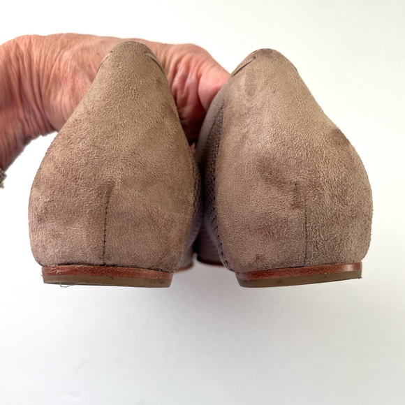 Eileen Fisher Seam Stretch Knit Ballet Flat Tan Size 7.5 - Picture 6 of 9